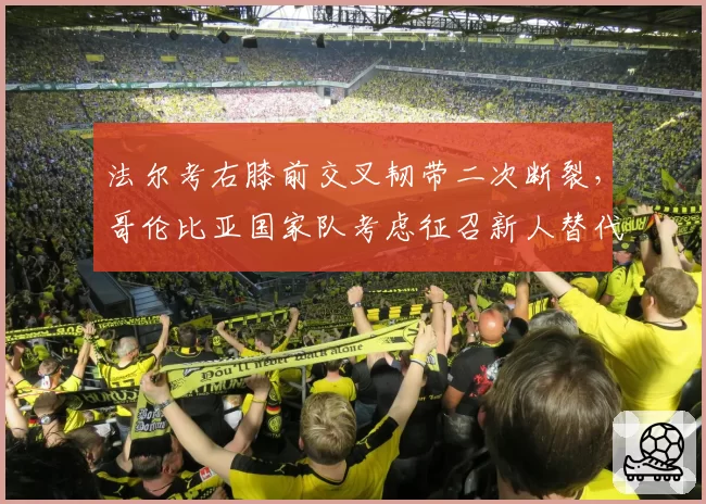 法尔考右膝前交叉韧带二次断裂，哥伦比亚国家队考虑征召新人替代