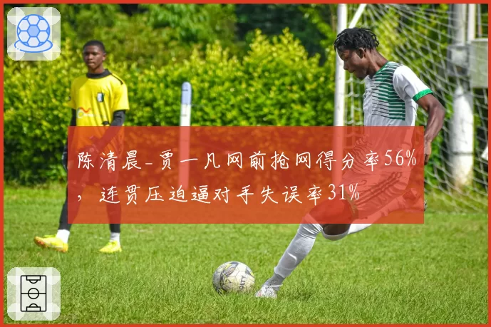 陈清晨_贾一凡网前抢网得分率56%，连贯压迫逼对手失误率31%